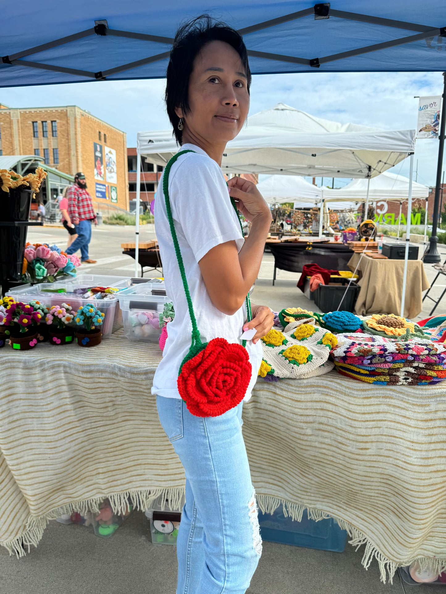 Handmade Little Red Purse