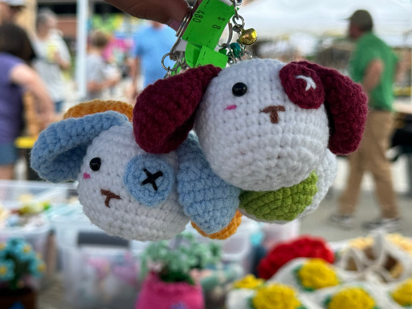 Cute Handmade Doggy Keychains